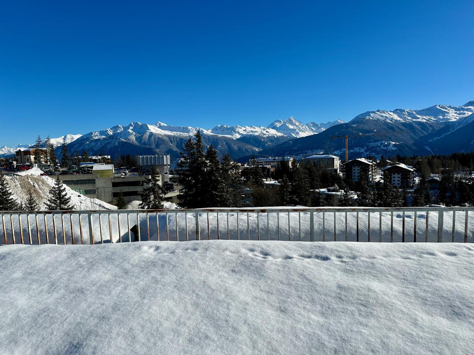 Studio Serenity, 4 Min Walk To Center! Crans-Montana Exterior foto